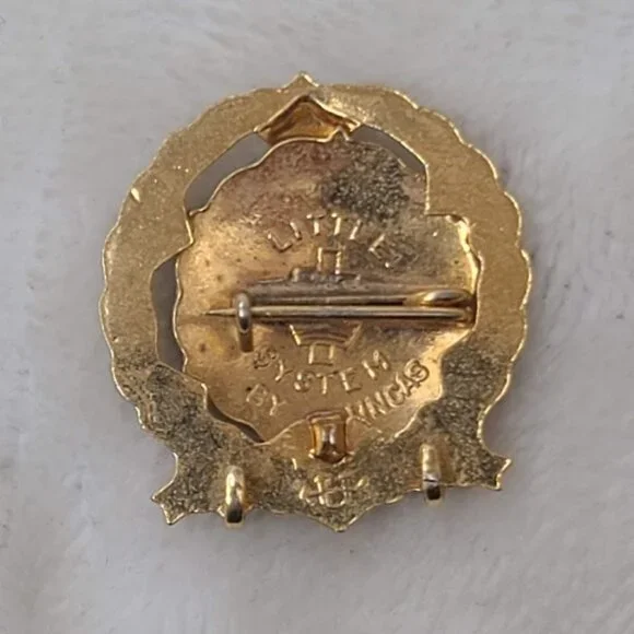Vintage Lutheran SS Sunday School Second Year Pin Badge Little System Enamel - Picture 4 of 6